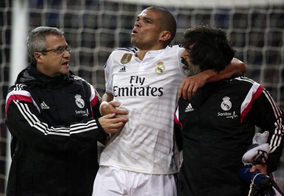 Pepe's ordeal: He could be out through injury for a month