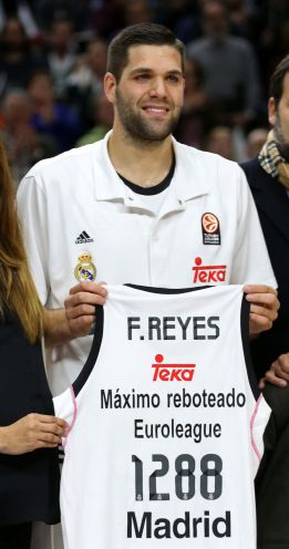 Barclaycard Center honours rebound king, Felipe Reyes