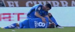 Ref waves play on after Lacen knocked unconscious