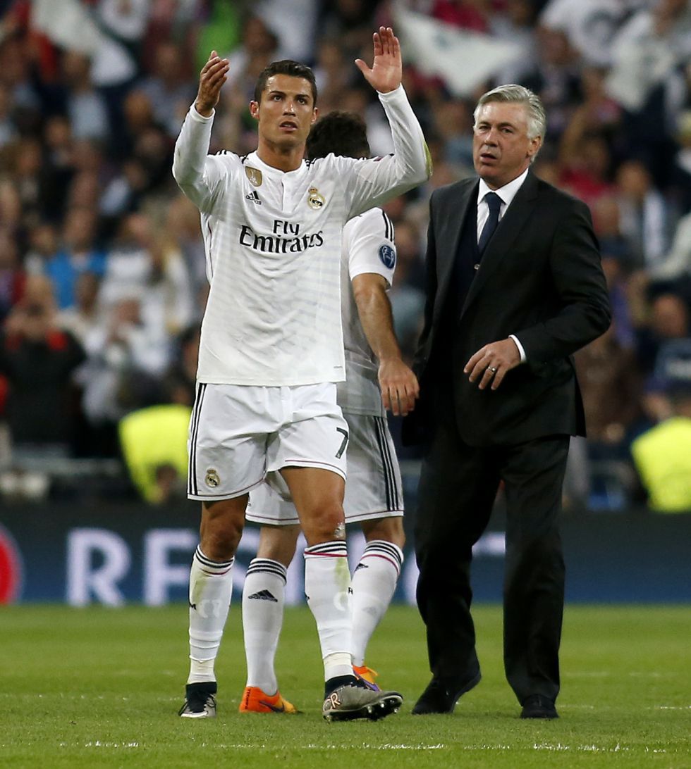 Ronaldo's goal ratio drops from 1.28 per game to 0.85 in 2015