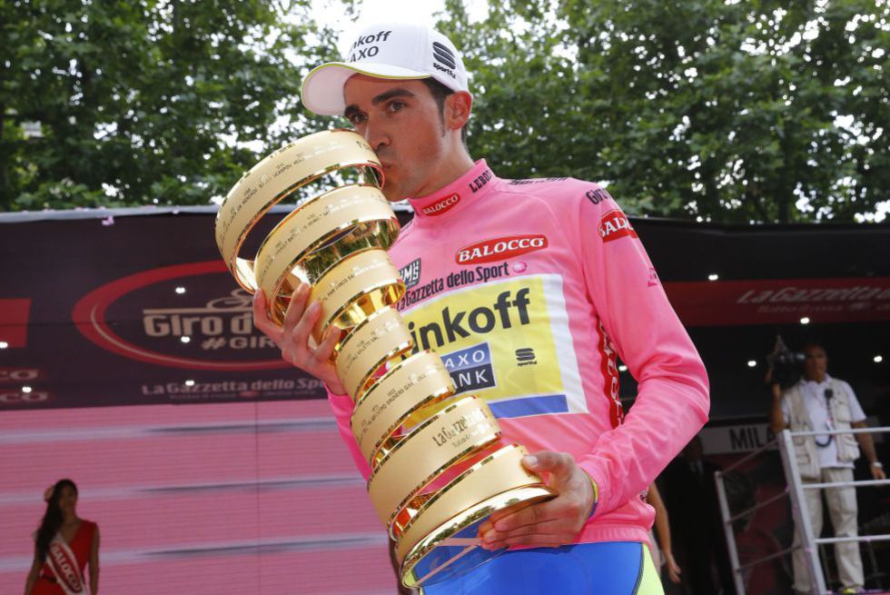 Contador wins the 2015 Giro, his seventh grand tour victory