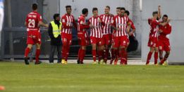 Sandaza goal leaves Girona one game away from top flight