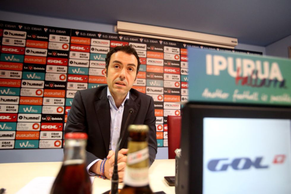 Alex Aranzábal: "Eibar is a first division side"