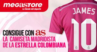Consigue con AS la camiseta madridista de la estrella colombiana