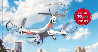 Drone aéreo teledirigido