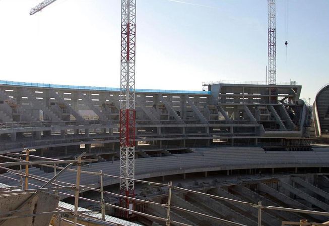 Atleti’s new stadium ‘La Peineta’ taking shape