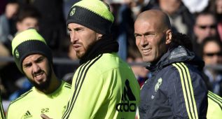 Sergio Ramos again trains away from the Real Madrid group