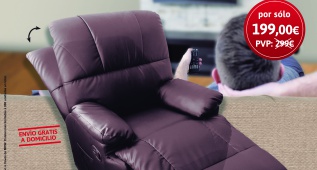 Sillón de masaje reclinable