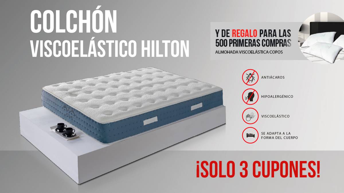 Colchón viscoelástico Hilton Colchón viscoelástico Hilton