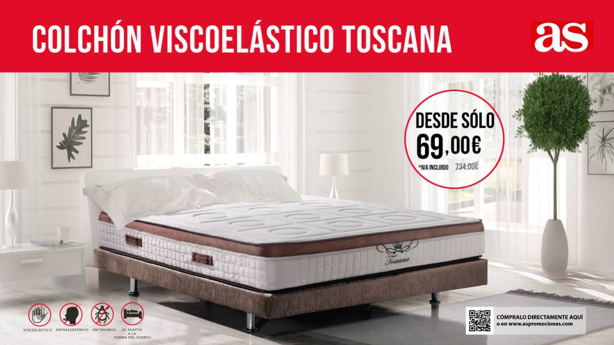 Colchón Viscoelástico Toscana Colchón Viscoelástico Toscana