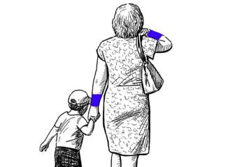 Las familias con niños autistas recurren al color azul y piden tolerancia