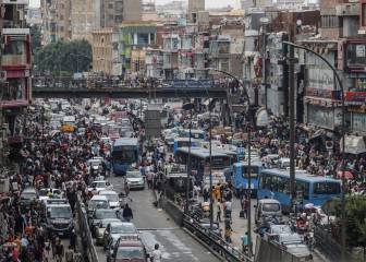 Aglomeraciones en El Cairo pese al miedo al coronavirus