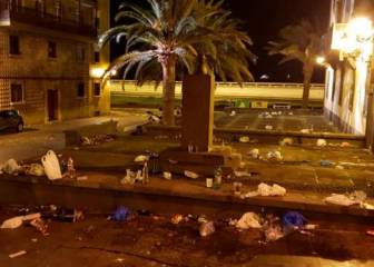 Decenas de jóvenes celebran en Gran Canaria un botellón sin mascarilla ni distancia social