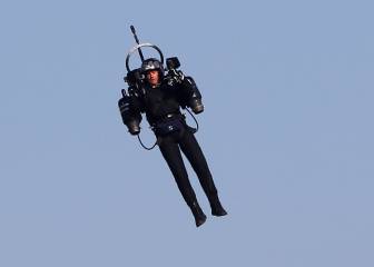 Sorpresa en el aire: avistado un hombre volador cerca de Los Ángeles
