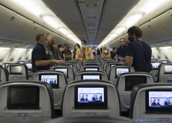 Las probabilidades de contagiarse en un avión