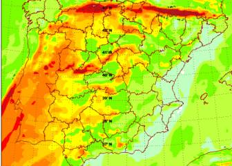 La borrasca 'Bárbara' trae vientos huracanados y lluvia a España