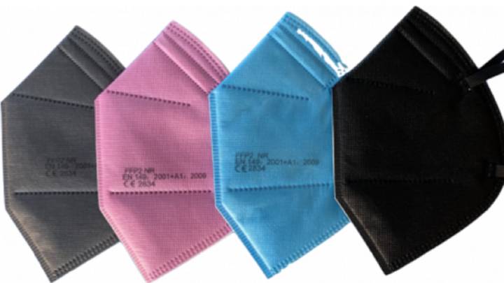 Mascarillas FFP2 de colores: precios, características, efectividad y dónde comprar
