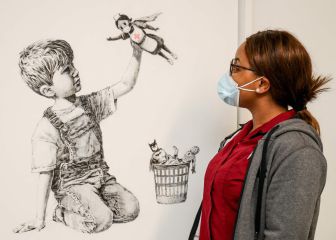 Una obra de Banksy dedicado a los sanitarios logra un valor récord en una subasta