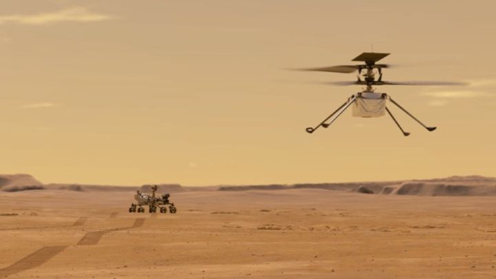 Las primeras acrobacias del Ingenuity de la NASA en Marte