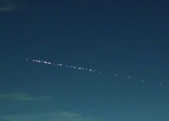 Las luces extrañas en el cielo de Madrid se vuelven a ver este fin de semana a estas horas