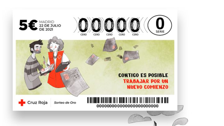 Sorteo Oro Cruz Roja, en directo: todos los números y décimos premiados de hoy, 22 de julio