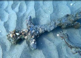 Encuentran en el fondo del mar la espada de un caballero cruzado de hace 900 años