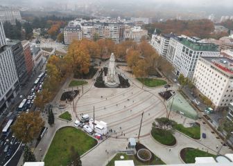 El antes y el después de Plaza España de Madrid