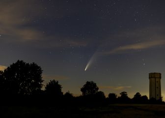 Así se podra ver desde España el cometa Leonard