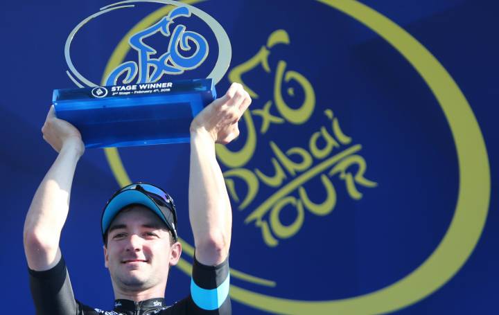Team Sky's Viviani takes second stage of Tour of Dubai