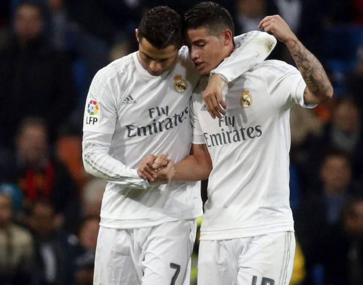 Zizou names unchanged side: James, Benzema, CR7 in attack