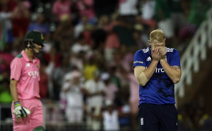 South Africa level series against England