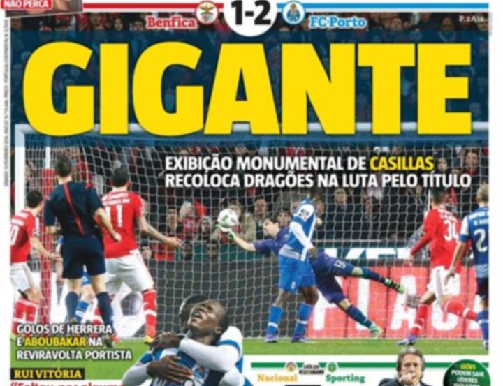 Casillas steals the show against Benfica