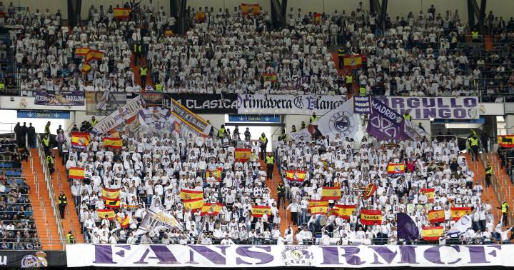 "No Cup final to be played here!" say the Bernabéu faithful