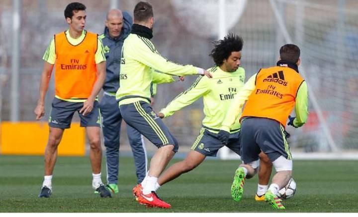 Marcelo trains with group, in squad for Roma clash