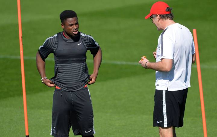 Paris Saint-Germain's Aurier attends disciplinary hearing