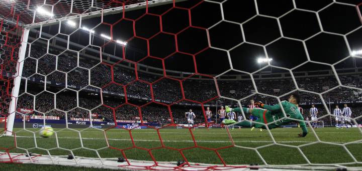 Over a year since Atlético last scored from the penalty spot