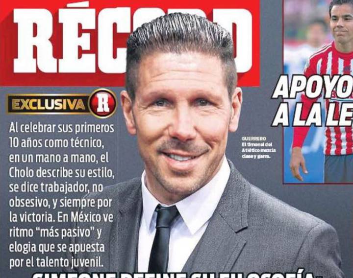 Simeone: "'Cholismo' is winning, that's the only way I know"