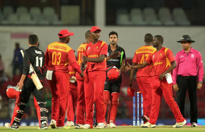 Zimbabwe beat Hong Kong in World Twenty20 curtain-raiser