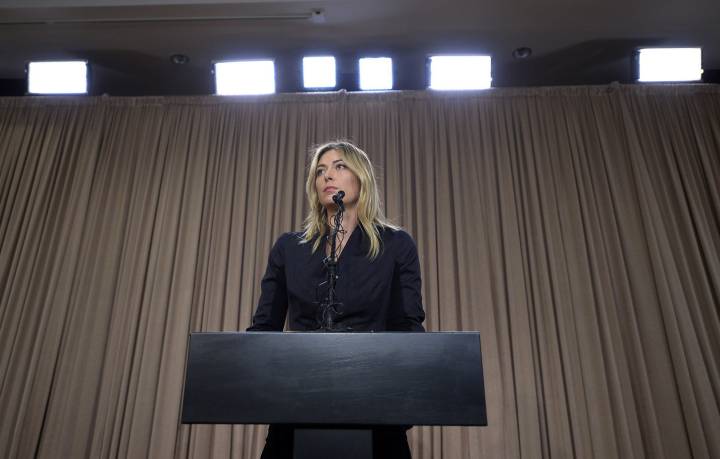 UN supsends Sharapova from ambassadorial role