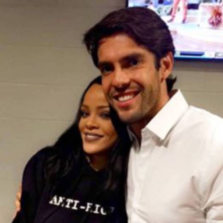 Kaká and Rihanna