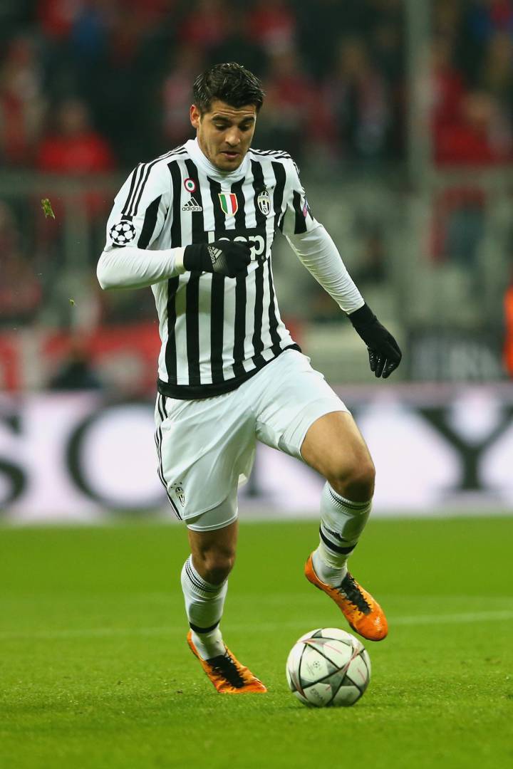Morata con la Juventus