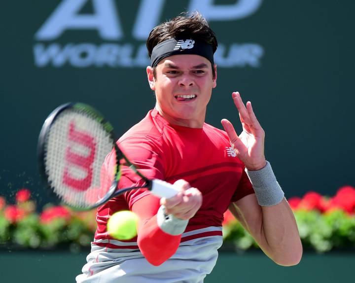 Raonic into Indian Wells final