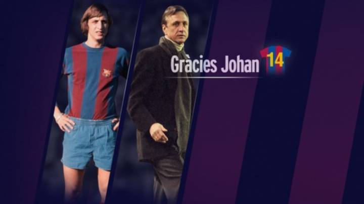 Barça to wear "Gràcies Johan" on their shirt for El Clásico