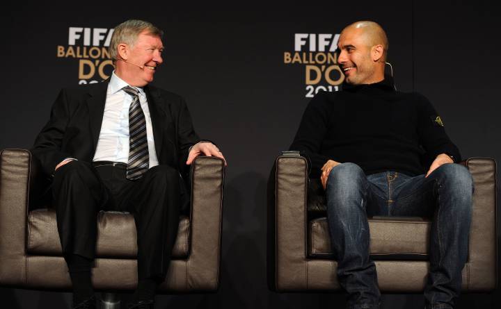 Ferguson con Guardiola