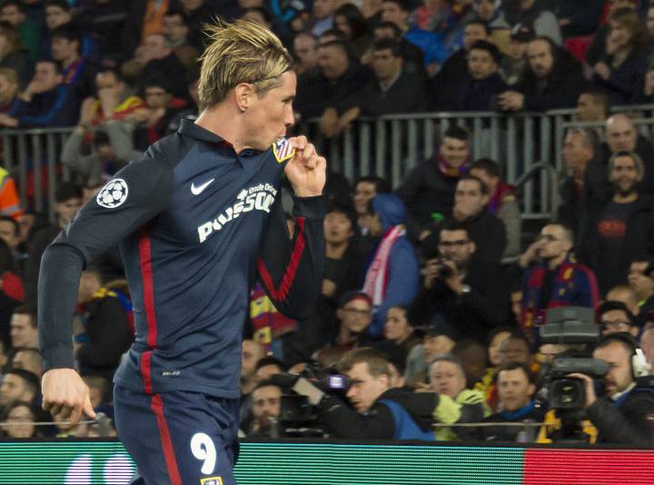 Fernando Torres at Camp Nou