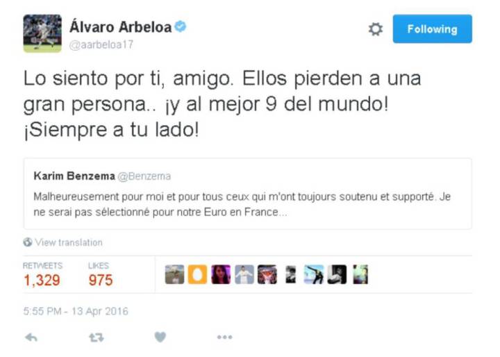Arbeloa leaps to Benzema's defence after FFF decision