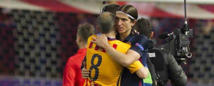 Filipe Luis: "I really hope we don't get Real Madrid in the semi-final draw"