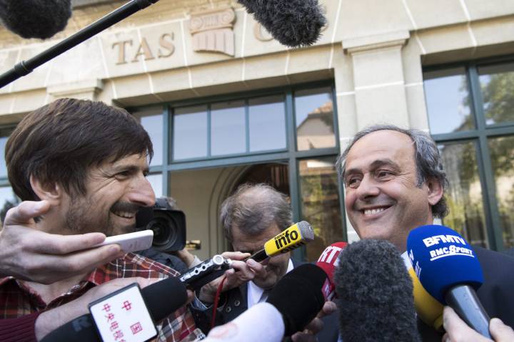 Platini "optimistic" of having six-year ban overturned by CAS