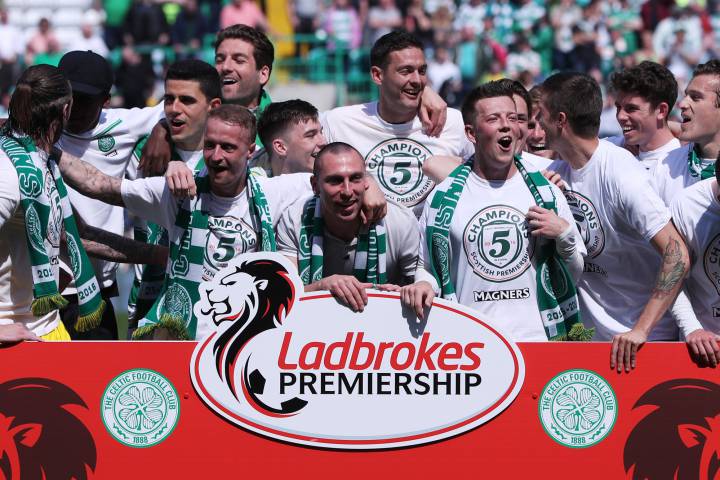 Celtic crowned champions for the fifth straight time