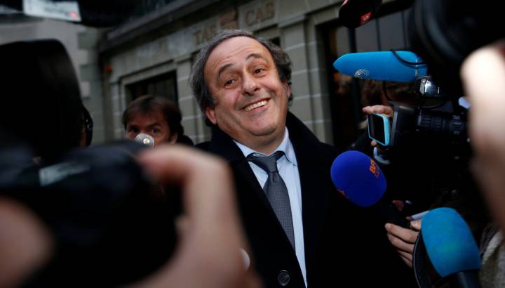 Platini quits as UEFA chief to focus on his defence